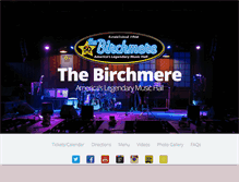 Tablet Screenshot of birchmere.com